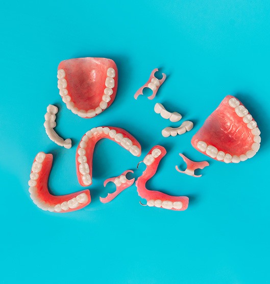 There are many different types of dentures available